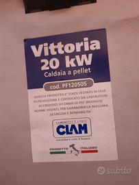 Caldaia a pellet CLAM Vittoria 20 kW