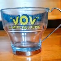 RARISSIMO BICCHIERE vintage Vov liquore come NUOVO