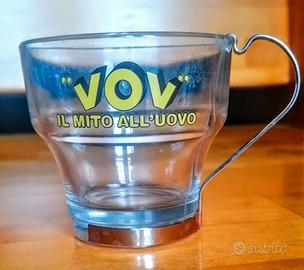 RARISSIMO BICCHIERE vintage Vov liquore come NUOVO
