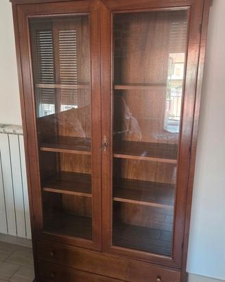  Vetrina cristalliera in legno TRATTABILI