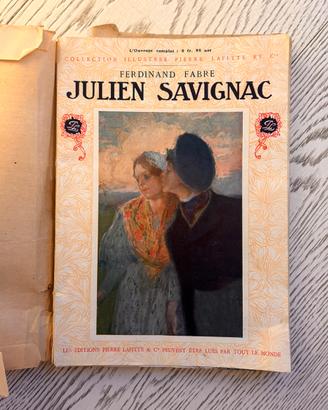 edizione d'epoca del romanzo "Julien Savignac"