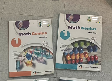 MATH GENIUS  1 , libro scuola media