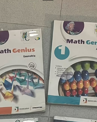 MATH GENIUS  1 , libro scuola media