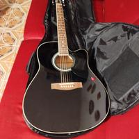 chitarra acustica elettroacustica Eko + fodero
