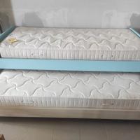 Letto con seconda rete estraibile