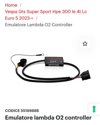 Accessori e ricambi per Vespa gts 300