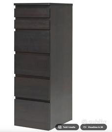 Settimino cassettiera Ikea MALM