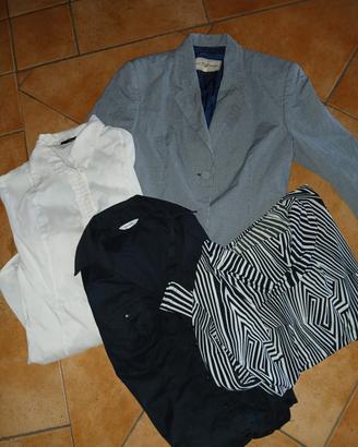 set giacca, maglietta e due camicie 