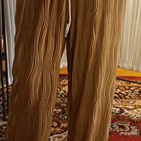 Pantalone donna tessuto elastico lavorato morbido 