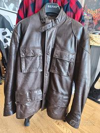 Giubbotto in Pelle Moto 