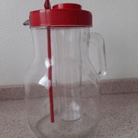 Caraffa in vetro con portaghiaccio