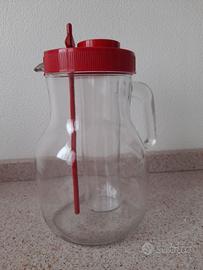 Caraffa in vetro con portaghiaccio