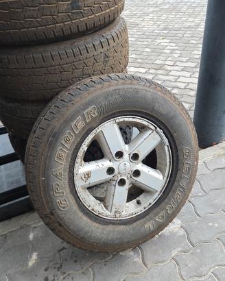 Cerchi Jeep Wrangler in lega
