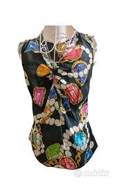 Top/blouse Moschino. seta. Vintage 