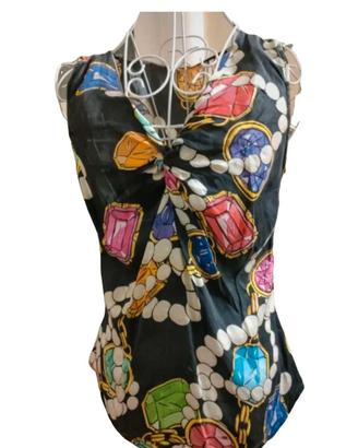 Top/blouse Moschino. seta. Vintage 