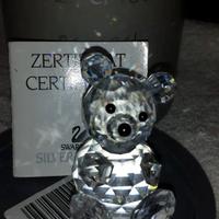 Orsetto Swarovski originale, con scatola