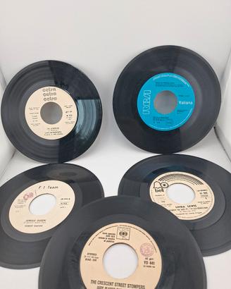 Lotto 5 dischi 45 guri vinile