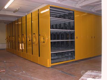 Scaffalature mobili compattabili