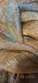 Coppia Tende Cangianti Bronzo/Verde Petrolio 1x3 m