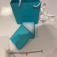 Bracciale Tiffany &Co Bead Heart Tag rosa