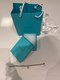 Bracciale Tiffany &Co Bead Heart Tag rosa