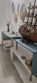 Tavolo console componibile anche angolare 