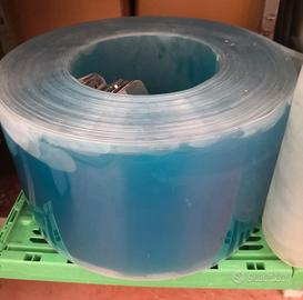 Tenda a strisce in pvc trasparente