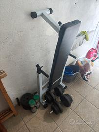 set pesi configurabili e panca