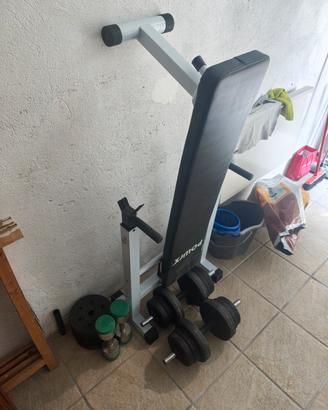set pesi configurabili e panca