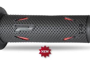 Manopole ProGrip 717-OE SuperBike Gel nero rosso