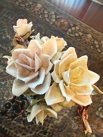 Fiori in ceramica originali Capodimonte