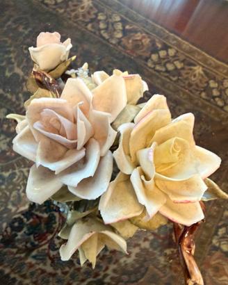 Fiori in ceramica originali Capodimonte