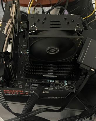 Scheda madre + Cpu + RAM 16GB + scheda video 6GB