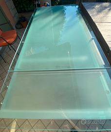 Tavolo allungabile cristallo BONALDO