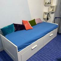 Letto Ikea + 2 Materassi Ikea