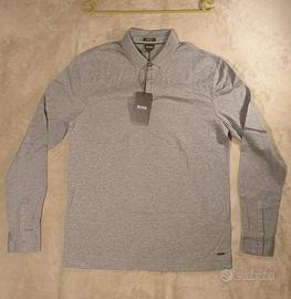 Maglia Hugo Boss Grigia Maniche Lunghe Taglia S