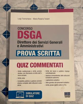 Concorso DSGA quiz commentati