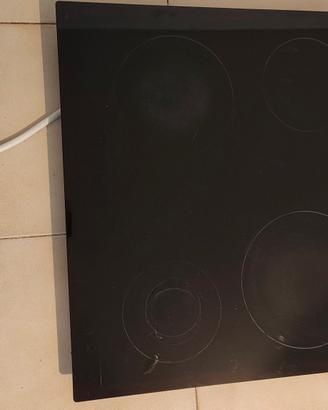 piano cottura elettrico in vetroceramica 