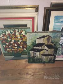 Quadri vari del pittore Mario Mancini 1920 Roma