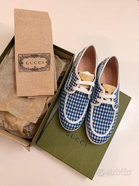 Scarpe bambino Gucci stile mocassino/sneaker nuove