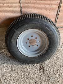 Cerchio e gomma per carrello appendice