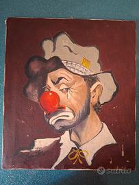 Quadro Conter 1968 Clown triste  Quadro soggetto c