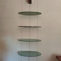 Libreria "Nuvola" ripiani in vetro Cattelan Italia