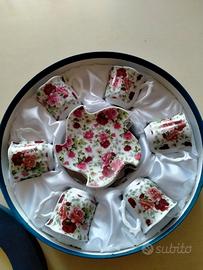 set tazzine caffè con confezione