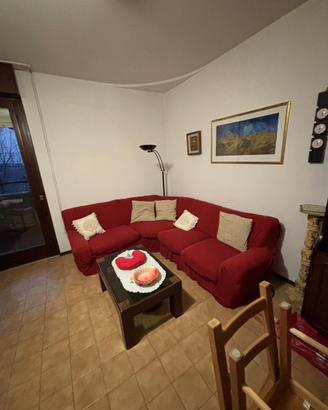 Divano letto in tre moduli