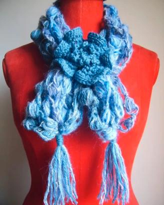 Sciarpa scaldacollo originale ad uncinetto