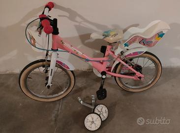 Bici bambina Baffy rosa ruota 14"