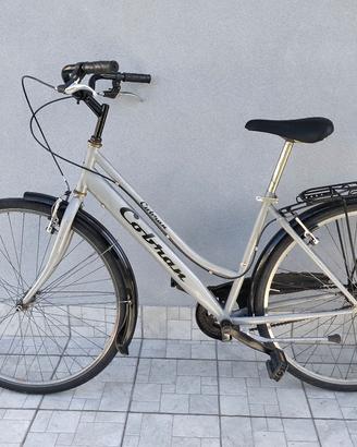 Bici bicicletta tipo donna grigia 