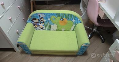 Divano bambini trasformabile in lettino