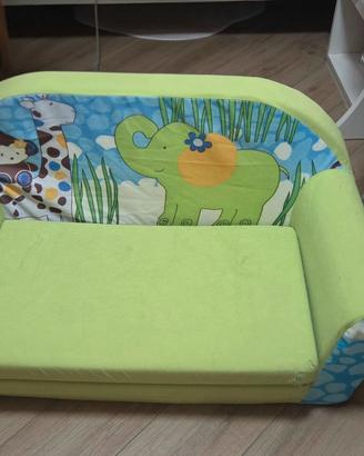 Divano bambini trasformabile in lettino